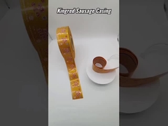 Goldfarbene Wursthüllen aus Kunststoff mit hoher Barriere zum Verkauf