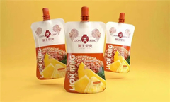 Lebensmittelqualität Customized LOGO Druck Stehen Taschen mit Saugdüse für Säfte