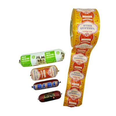 Geruchlose Kunststoffhülsen kostengünstiger Großhandel Wurst Kunststoffhülsen Farb-Custom-Druck Logo