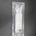 Biologisch abbaubare Plastikgeräte des weißen schwarzen Wegwerfplastiktischbesteck-4.5g