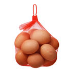 Rote gelbe Wegwerflänge Mesh Fruit And Vegetable Bagss 35cm 40cm mit Clipn