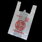 Biologisch abbaubare Nahrung ASTM D6400 sackt Plastikfördermaschinen-Taschen der westen-12um ein
