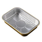 Nehmen Sie Nahrungsmittelaluminiumfolie-Behälter-Fluglinien-versorgende quadratische Folie Pan weg