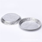 Silbernes rundes Aluminiumfolie-Behälter-Weihnachten vereiteln die Türkei-Bratblech