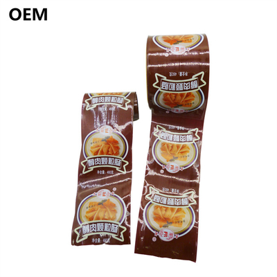 Kostenlose Probe Hohe Barriere Schnitte Flexographie Druck Logo Druck Polyamid Wurst Gehäuse für Wurst