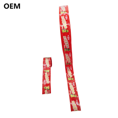 Kostenlose Probe Customized Logo Druck Plastik Wurst Gehäuse für Wurst