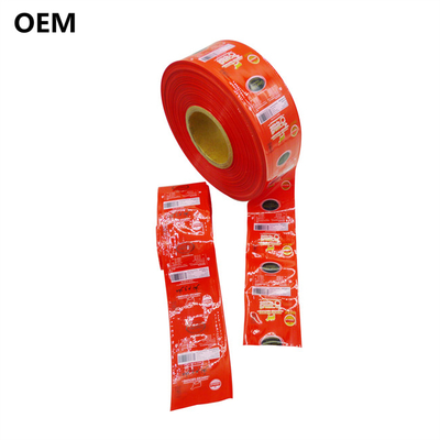 Customisierte OEM-Markenlogo-Druck-Food-Grade-PVDC-Wurst-Hülle-Film
