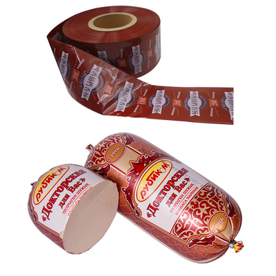 Unterschiedliche Farben verfügbar Zolllogo Flexographie Druck 5 Schichten Wurst Gehäuse für Wurst