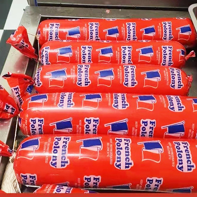 Halal-zertifizierte Custom Logo Flexographie Druck Wurst Gehäuse für Mortadella