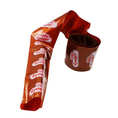 Unterschiedliche Farben verfügbar Zolllogo Flexographie Druck 5 Schichten Wurst Gehäuse für Wurst