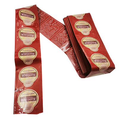 Kostenlose Muster für benutzerdefiniertes Logo Flexographie Druck Wurstgehäuse künstlich für Wurst