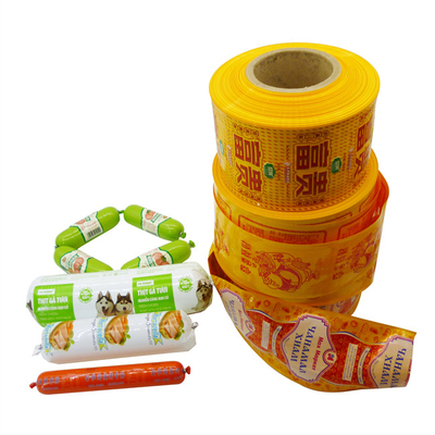 Würstchen Hülle Lebensmittelqualität Würstchen Verpackung Custom Flexographie Druck Markenlogo Würstchen Hülle