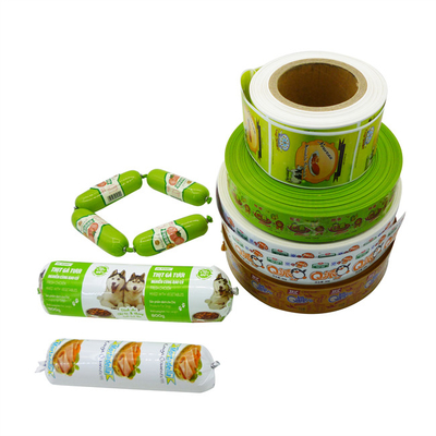 Würstchen Hülle Lebensmittelqualität Würstchen Verpackung Custom Flexographie Druck Markenlogo Würstchen Hülle