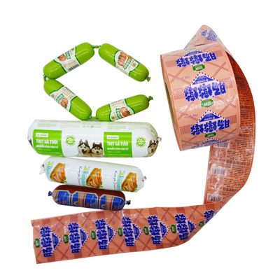 Hochwertige Custom Mortadella Verwendung Kunststoff Wurst Gehäuse Geruchlos Kunststoff Gehäuse für Wurst