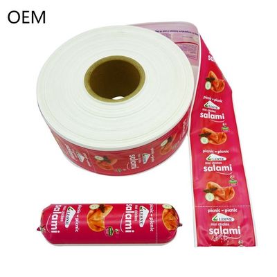 Kingred OEM Wurst Kunststoffgehäuse Lebensmittelqualität Custom Farbdruck Logo OEM