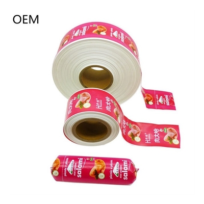 OEM-Flexographie-Druck Custom-Logo Wurst Verpackung Kunststoffhülsen Sichere Farbhülsen