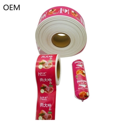 OEM-Flexographie-Druck Custom-Logo Wurst Verpackung Kunststoffhülsen Sichere Farbhülsen