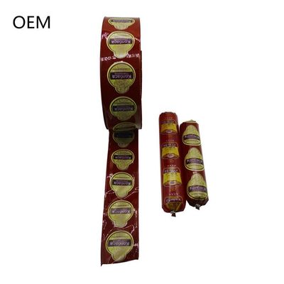 Kingred Custom Marke Kunststoffhülsen Lebensmittelqualität Wurst Verpackung Großhandel OEM