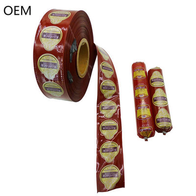 Kingred Custom Marke Kunststoffhülsen Lebensmittelqualität Wurst Verpackung Großhandel OEM