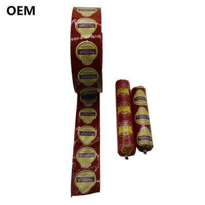 Kingred Custom Marke Kunststoffhülsen Lebensmittelqualität Wurst Verpackung Großhandel OEM