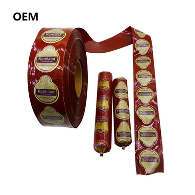 Warme Produkte Mittagessen Fleischverpackung Kunststoff Wurst Hülsen kundenspezifisches Logo