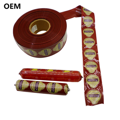Customisierte OEM-Markenlogo-Druck-Food-Grad-PVDC-Wurstdeckel