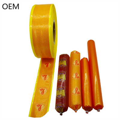OEM Wurstverpackung Gehäuse keine essbare Qualität Kunststoff bunter Gehäuse kundenspezifische Marke LOGO