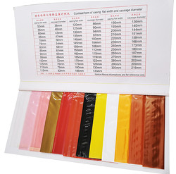 mit 5 Schichten zusammengepresste flexographische Druckfarbe, Polyamid-Wursthülle für Wurst