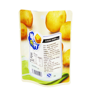 Flexographie Druck Verpackung Kunststoffbeutel Kekse Nahrungsmittelfeuchtigkeitsdichte Verpackung Reißverschlussbeutel