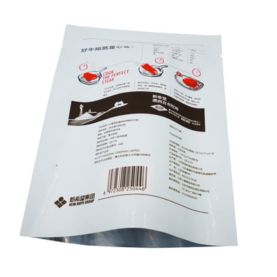 OEM-Plastik-Stand-up-Taschen-Logo Großhandel Lebensmittelqualität Nahrungsmittelfeuchtigkeitsdichte flache Bodenbeutel