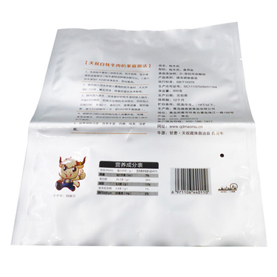 Feuchtigkeitsbeständige Aluminiumfolie aufrechte Tasche Snackverpackung Wärmesiegel Tasche