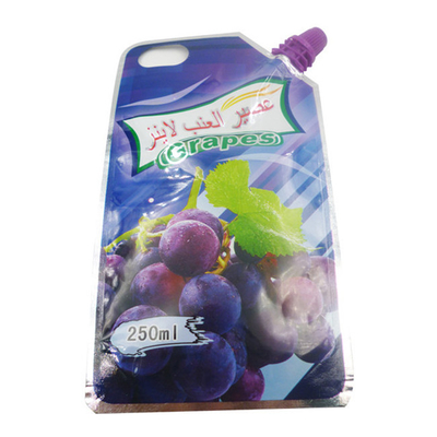 Billige Liquid-Taschen im Großhandel Saft selbsttragende Plastiktüten Digitaldruck Logo