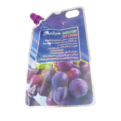 Billige Liquid-Taschen im Großhandel Saft selbsttragende Plastiktüten Digitaldruck Logo