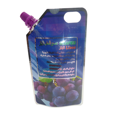 Billige Liquid-Taschen im Großhandel Saft selbsttragende Plastiktüten Digitaldruck Logo