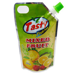 Kunststoff-Stand-up-Taschen Material-Saft-Saft-Taschen Digitaldruck Großhandel