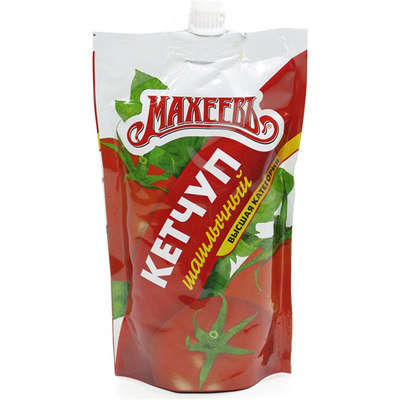 Gewürzbeutel Ketchup Selbsttragende Tasche Kunststoff-Saugdüse Custom Flexographie Druckmarke