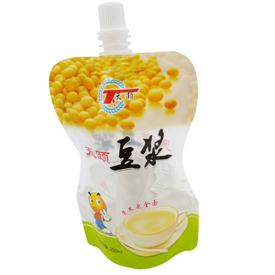 OEM-Logo-Druck Selbsttragende Sprühtasche Jelly Snack-Tasche