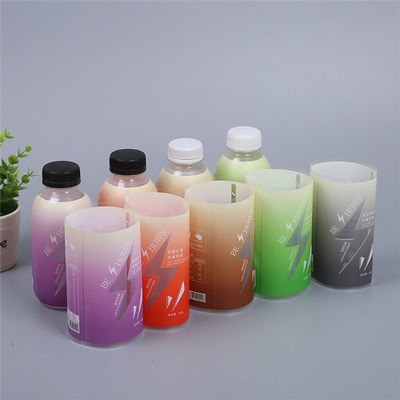 Customized Logo Druck Wärme schrumpfen PVC Hülle Film für Flaschen