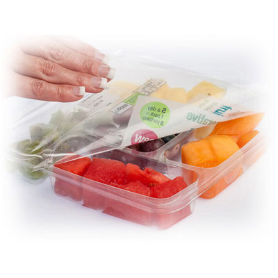 Kingred Hochbarriere-Antibeschlag-Heißsiegelfolie, Deckelfolie für die Verpackung von Lebensmitteltabletts