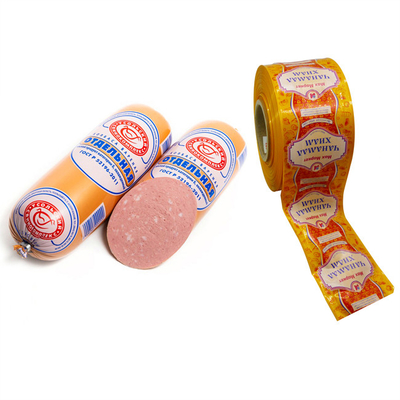 Dampfgekochte Retort Farbiger Rolltyp Flexographie Druck Kunststoff Wurst Gehäuse für Hotdog