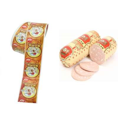 Farbige Flexographie auf Wattbasis Wurstgehäuse für Fleischwurst