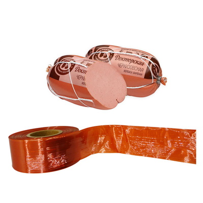 Gefrierter, verfügbares Logo, gedruckte Plastik-Wursthülle für geräucherte Wurst