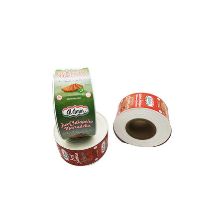 Billiges Großhandelsplatz für Würstchen Kunststoffhülsen Geruchloses Mittagessen Fleischverpackung Würstchenhülsen benutzerdefinierte Marke LOGO