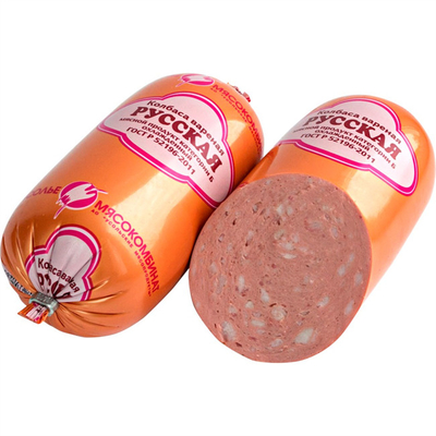 Großflächige, individuell angepasste Logo-Druck Polyamid-Wurstgehäuse für Mortadella