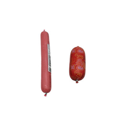 Customized Logo bedruckte Lebensmittelqualität Plastikwurstgehäuse hitzebeständig