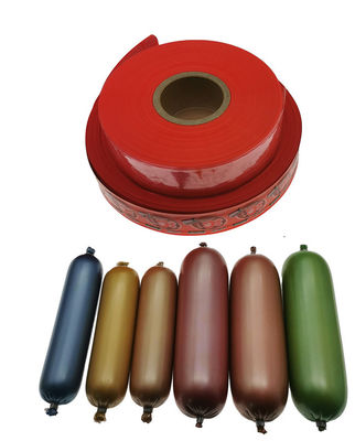 HALAL-zertifizierte, individuell mit Logo bedruckte Nylon-Wursthülle in Lebensmittelqualität für Fleischwürste