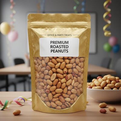 Feuchtigkeitsbeständige wiederverschließbare Lebensmittelbeutel mit kundenspezifischer Farbe für Premium geröstete Erdnüsse Standbodenbeutel