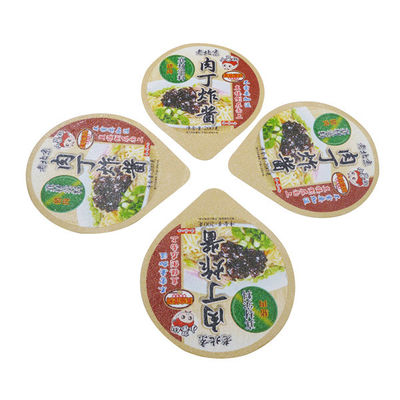Kingred Laminate Alloy 8011 Spicy Sauce Die Cut Lids 10 Farbdruckfilm