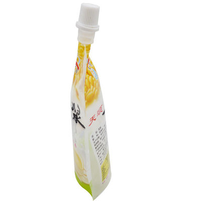 250ml Sojamilch Doypack steht oben Beutel mit Düse Soem druckte