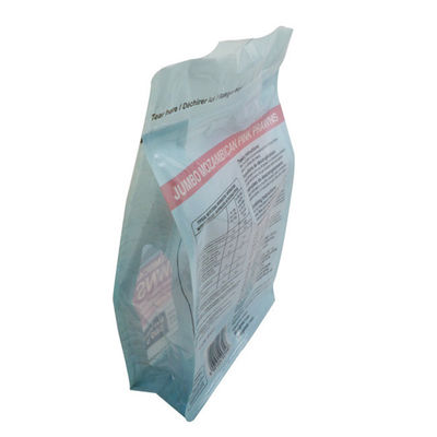 Acht Seiten, die Nahrungsmittel-Verpackungsmaterialien wiederversiegelbare Nylon-Doypack-Taschen für gefrorene Garnelen versiegeln